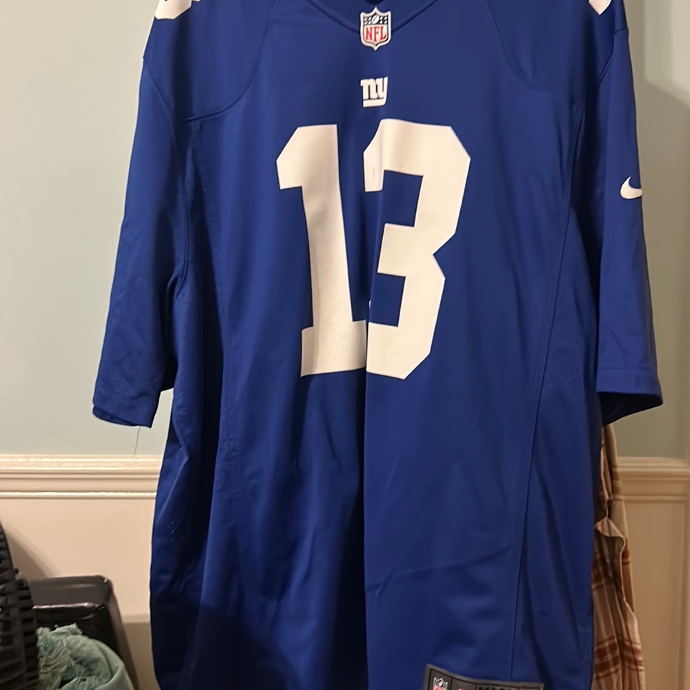 Men’s Blue NFL NY Giants Beckham JR 13 Jersey